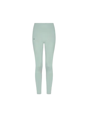 Women's Plant-Stretch Compressive Leggings—Eucalyptus Blue