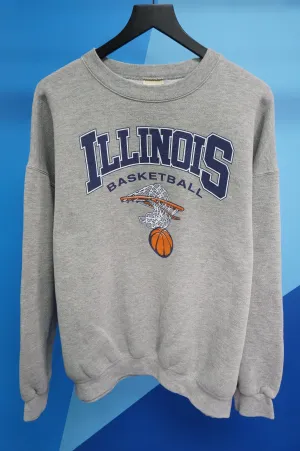 (XXL) Vtg Illinois Basketball Crewneck